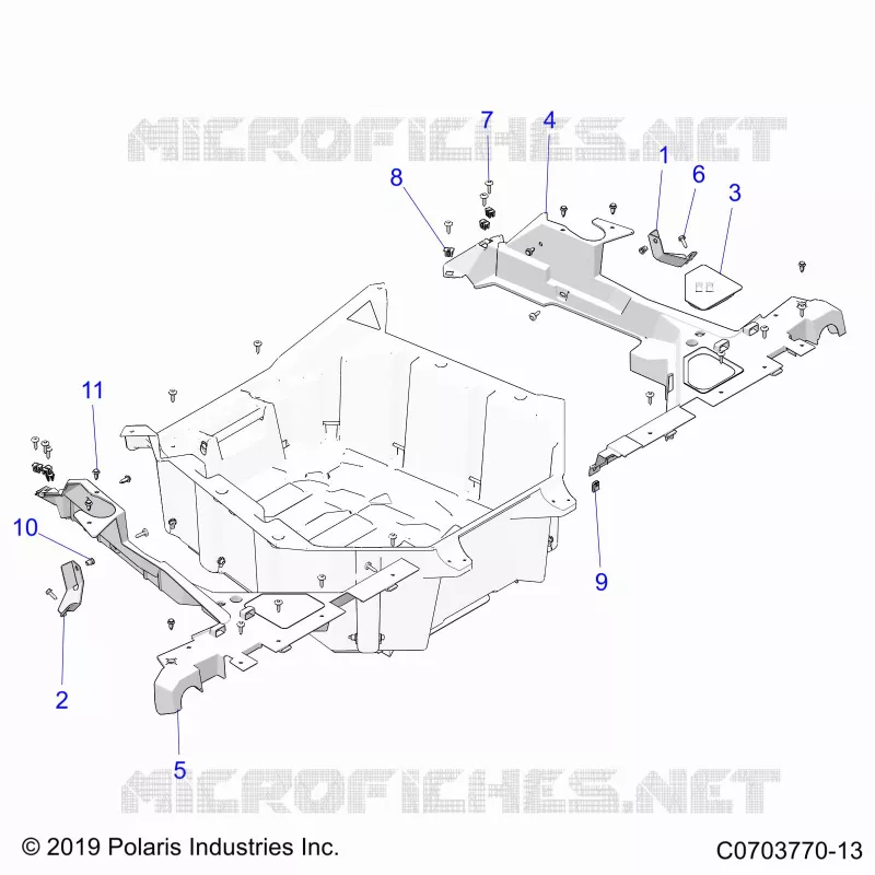 CARROSSERIE ARRIERE RACK, MOUNTING