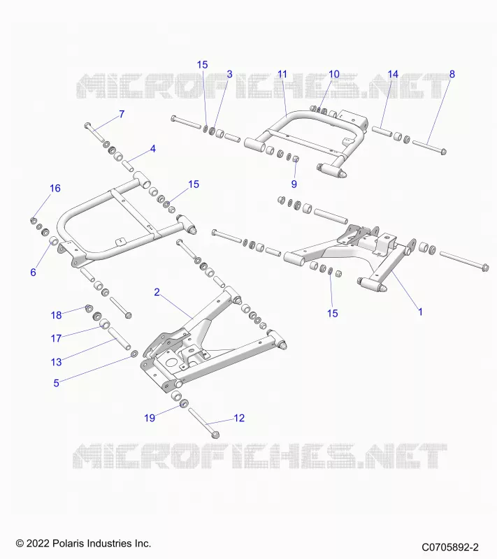 SUSPENSION ARRIERE CONTROL ARMS