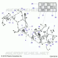 FAISCEAU ELECTRIQUE, CHASSIS -Z20RAD92AC/BC/AR/BR (C2415218)