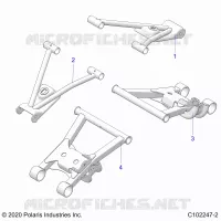 SUSPENSION ARRIERE CONTROL ARMS