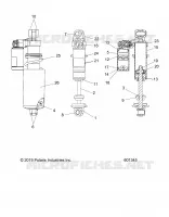 SUSPENSION, AMORTISSEUR AVANT TRACK (7045300)