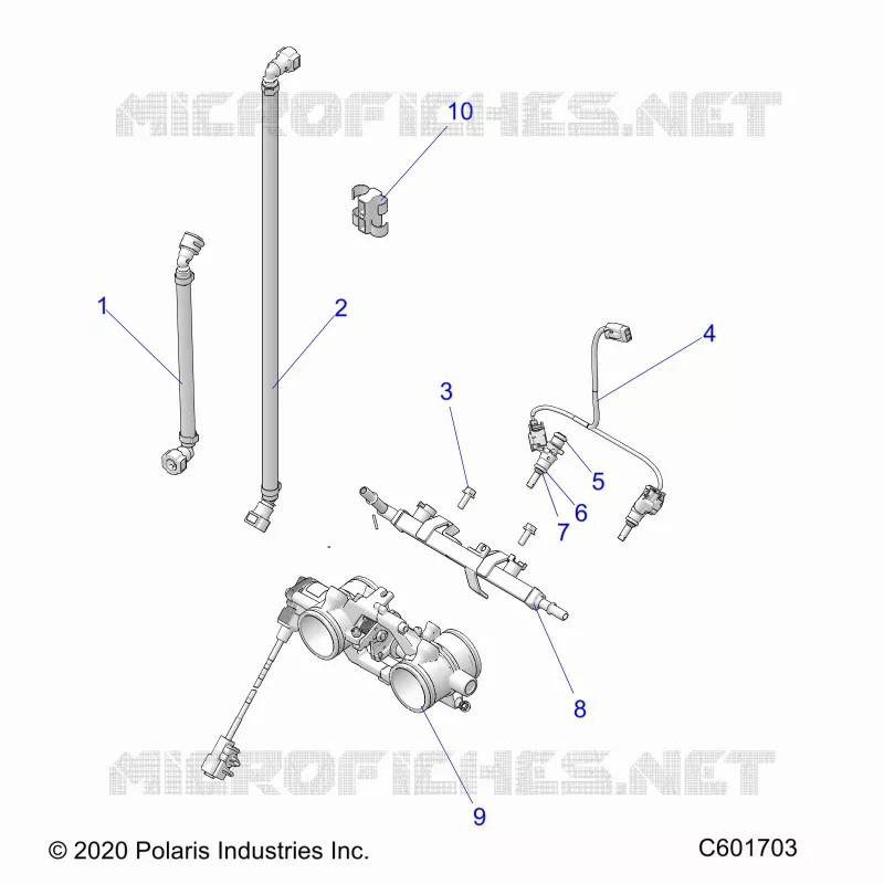 SYSTÃˆME D'ALIMENTATION, RAIL, LINES AND THROTTLE BODY