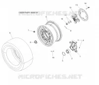 ROUES, REAR and HUB