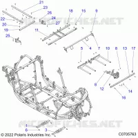 CHASSIS, MAIN FRAME AND SKID PLATES