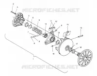 EMBRAYAGE DE TRANSMISSION 440 XCR 0961660 (4932113211C001)