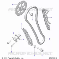 CHAINE DE DISTRIBUTION AND TENSIONER