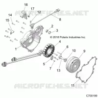 ENGINE, STATOR AND FLYROUE