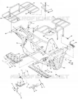 CHASSIS WITH RACKS 4X4-UPDATED 4/89 (49173717370003)