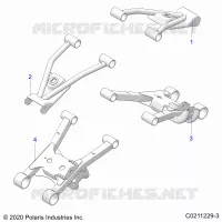 SUSPENSION ARRIERE CONTROL ARMS