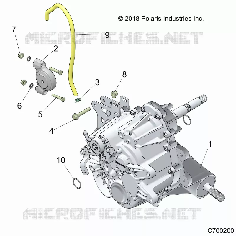 DRIVE TRAIN, MAIN SUPPORT PONT