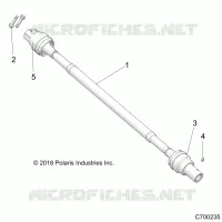 SYSTÃˆME DE TRANSMISSION, REAR PROP SHAFT