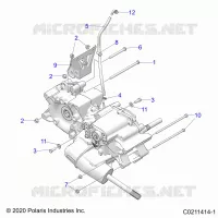 SYSTÃˆME DE TRANSMISSION, MAIN GEARCASE MOUNTING