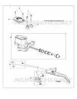 FREIN AVANT BRAKE LEVER AND MASTER CYLINDER