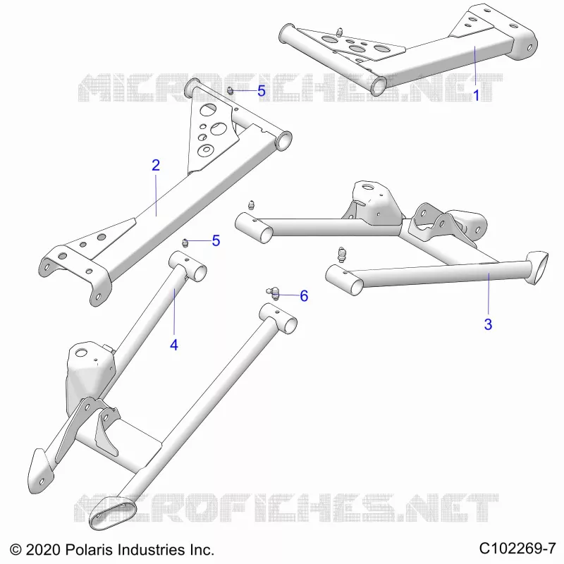 SUSPENSION ARRIERE CONTROL ARMS