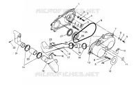 COUVERCLE D'EMBRAYAGE ASSEMBLY 4x4 300 W948130 (4926762676B014)