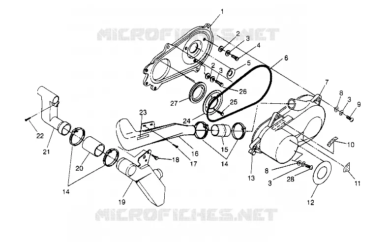 COUVERCLE D'EMBRAYAGE ASSEMBLY 4x4 300 W948130 (4926762676B014)