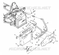 PARE CHOCS AVANT Scrambler 400 W98BC38C (4947254725A007)