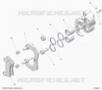 BRAKES, ETRIER DE FREIN ARRIERE