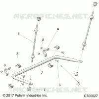 SUSPENSION, REAR BARRE STABILISATRICE