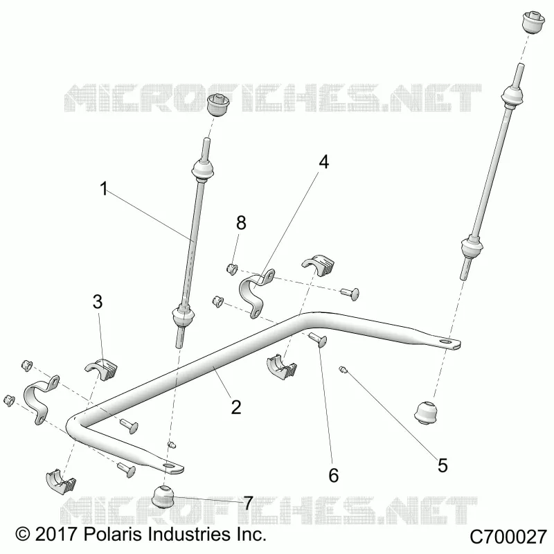 SUSPENSION, REAR BARRE STABILISATRICE