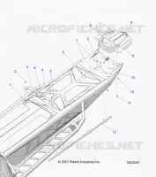 CHASSIS, REAR, MISC. COVERS AND SNOWFLAP