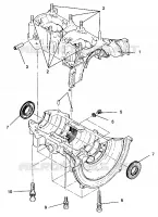 CARTERS MOTEUR ASSEMBLY SUPER SPORT 0940743 (4927742774027A)