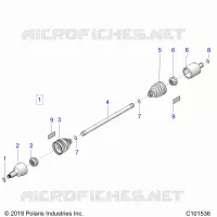 DRIVE TRAIN, TRANSMISSION AVANT SHAFT