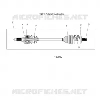 SYSTÈME DE TRANSMISSION, DRIVE SHAFT, FRONT