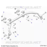 SUSPENSION, REAR BARRE STABILISATRICE