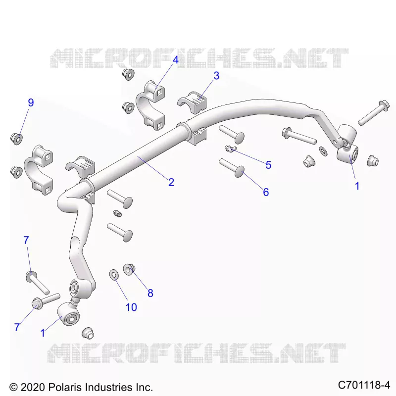 SUSPENSION, REAR BARRE STABILISATRICE