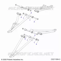 SUSPENSION AVANT A-ARM MOUNTING