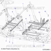 CHASSIS, SEAT AND CENTER FIXATION CONSOLE
