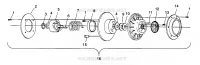 EMBRAYAGE DE TRANSMISSION CLASSIC TOURING 0973365 AND EUROPEAN CLASSIC TOURING E973365 (4938493849C002)