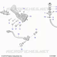 BRAKES, BRAKE PEDAL AND MAITRE CYLINDRE