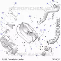 SYSTÃˆME DE TRANSMISSION, CLUTCH COVER AND DUCTING