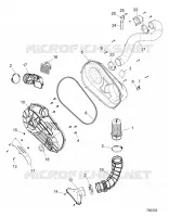 DRIVE TRAIN, COUVERCLE D'EMBRAYAGE AND DUCTING