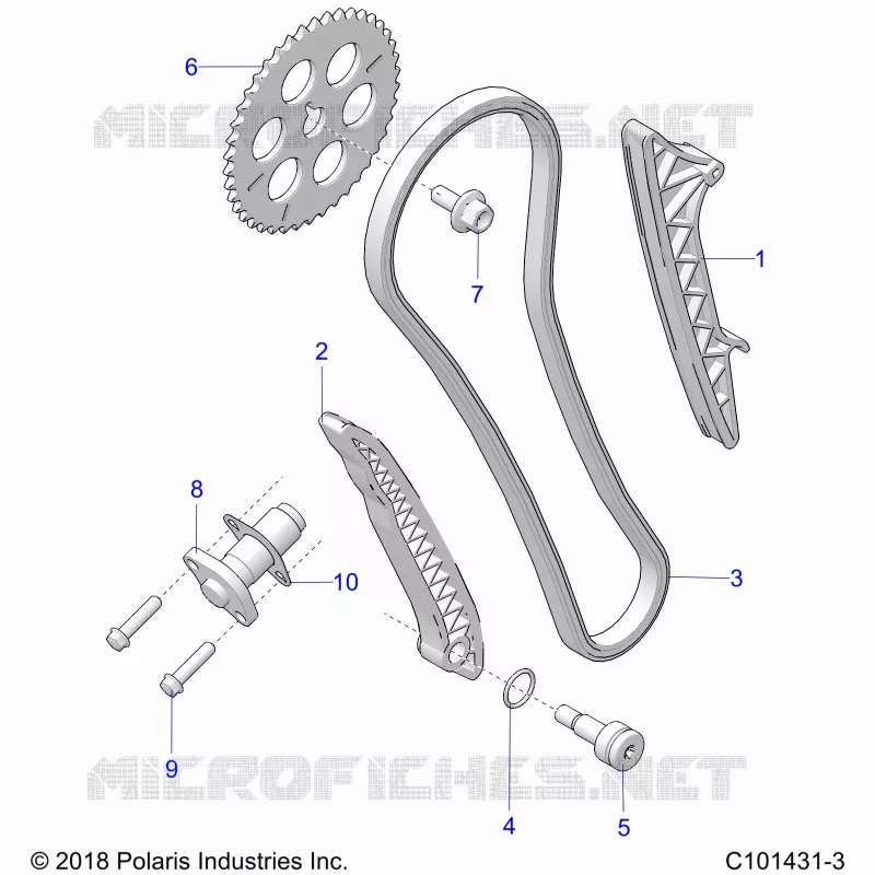 CHAINE DE DISTRIBUTION AND TENSIONER