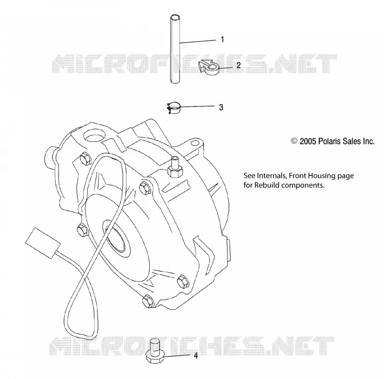 PONT AVANT MOUNTING (DEMAND DRIVE)