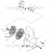 LANCEUR ASSEMBLY  500 EFI 0952774, EFI SKS 0952574,   EFI SKS PT 095 (4929052905D004)