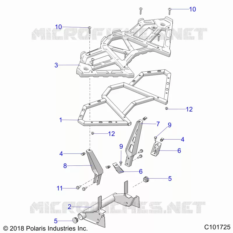 CARROSSERIE ARRIERE RACK