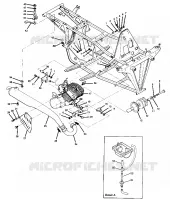 ENGINE AND SUPPORT SILENCIEUX (4918411841005A)