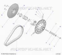 SYSTÃˆME DE TRANSMISSION, SECONDARY CLUTCH
