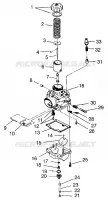 CARBURATEUR (RMK) 500 RMK 0972964 (4938393839D03A)