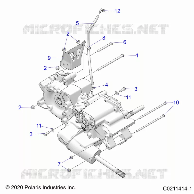 SYSTÃˆME DE TRANSMISSION, MAIN GEARCASE MOUNTING