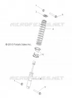 SUSPENSION ARRIERE SUPPORT AMORTISSEUR 
