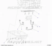 MOTEUR, OIL TUBES