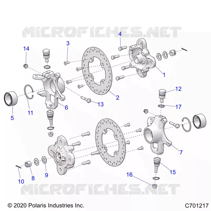 SUSPENSION AVANT HUB