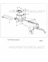 FREIN AVANT BRAKE LEVER AND MASTER CYLINDER
