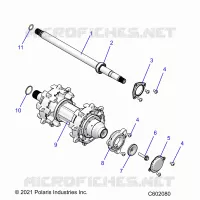 DRIVE TRAIN, JACKSHAFT AND ARBRE DE TRANSMISSION