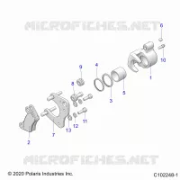 FREIN AVANT CALIPER